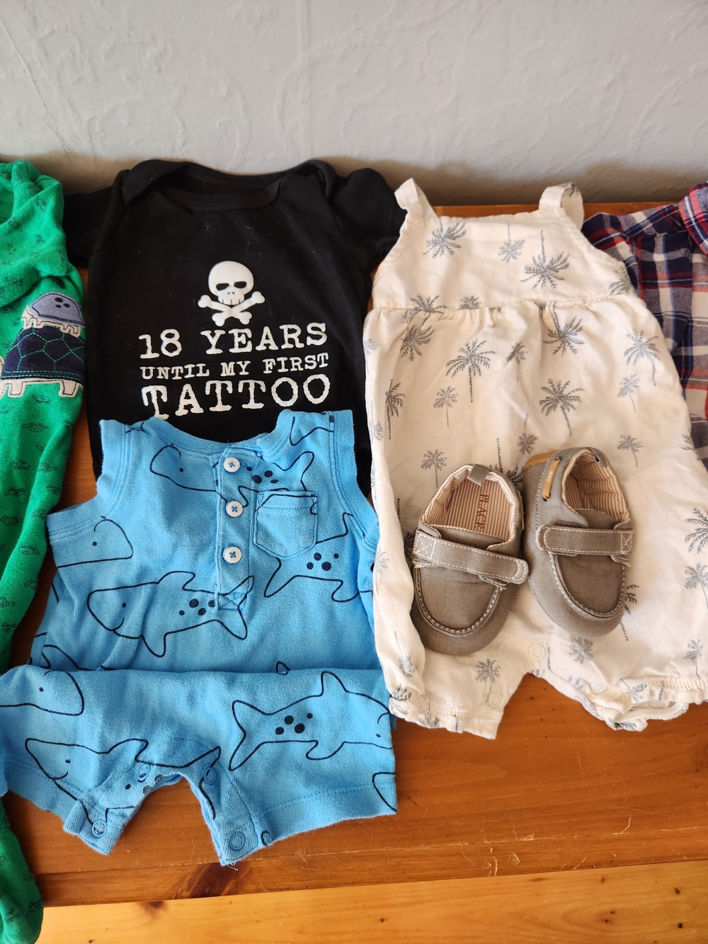 Baby 3-6 Month Coastal Clothing Lot - Picture 3 of 5